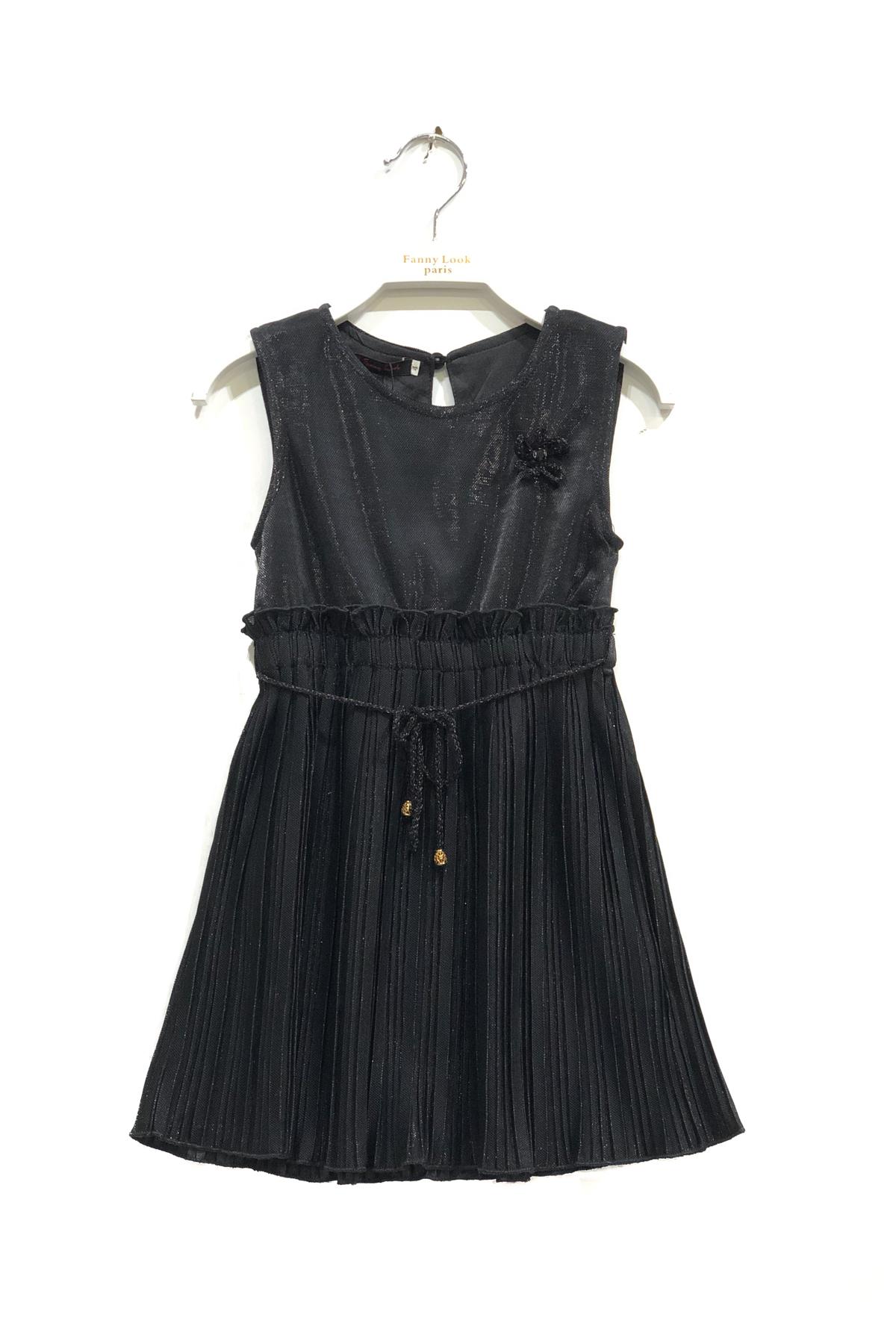 Robes Enfant & Bébé  Noir FANNY LOOK 7405 #c Efashion Paris