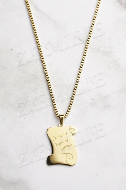 Colliers Accessoires Blanc Z. EMILIE COL565 Efashion Paris