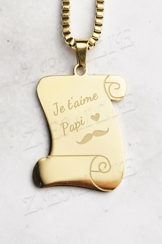 Colliers Accessoires Blanc Z. EMILIE COL565 Efashion Paris