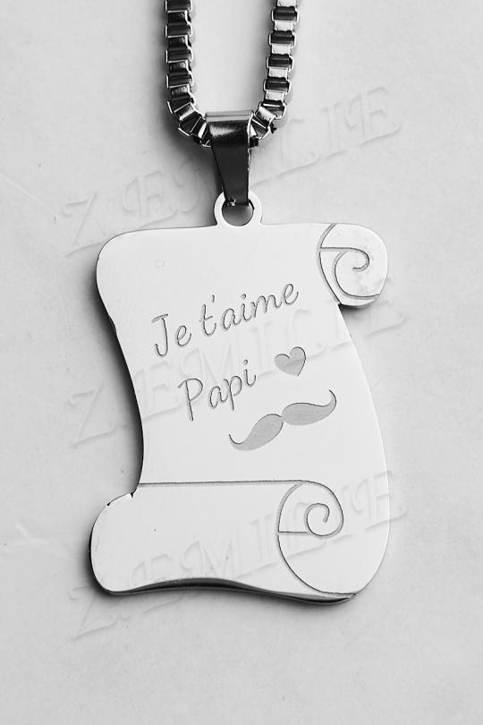 Colliers Accessoires Blanc Z. EMILIE COL565 Efashion Paris