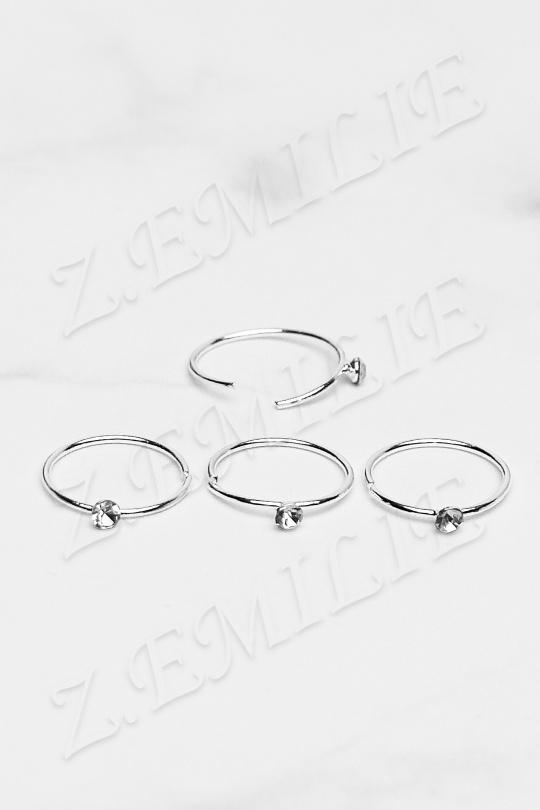 Piercings Accessoires Blanc Z. EMILIE PN065 Efashion Paris
