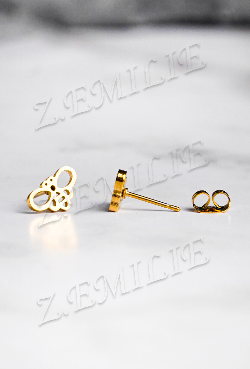 Boucles d'oreilles Accessoires Doré Z. EMILIE BOP194 #c Efashion Paris