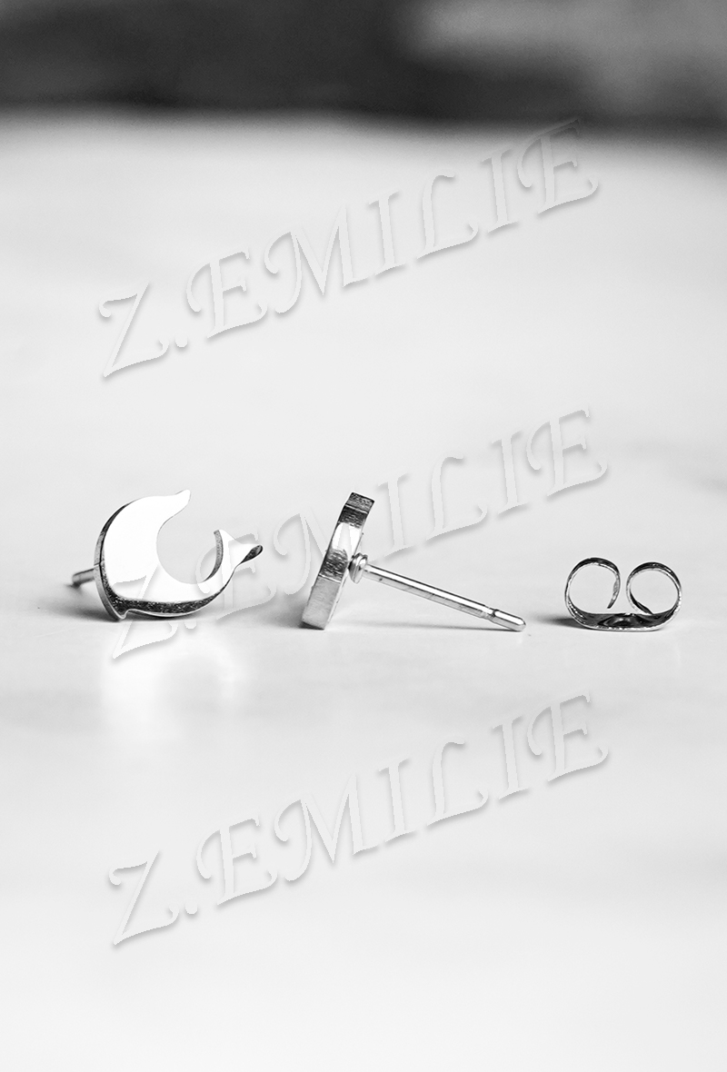 Boucles d'oreilles Accessoires Blanc Z. EMILIE BOP197 #c Efashion Paris
