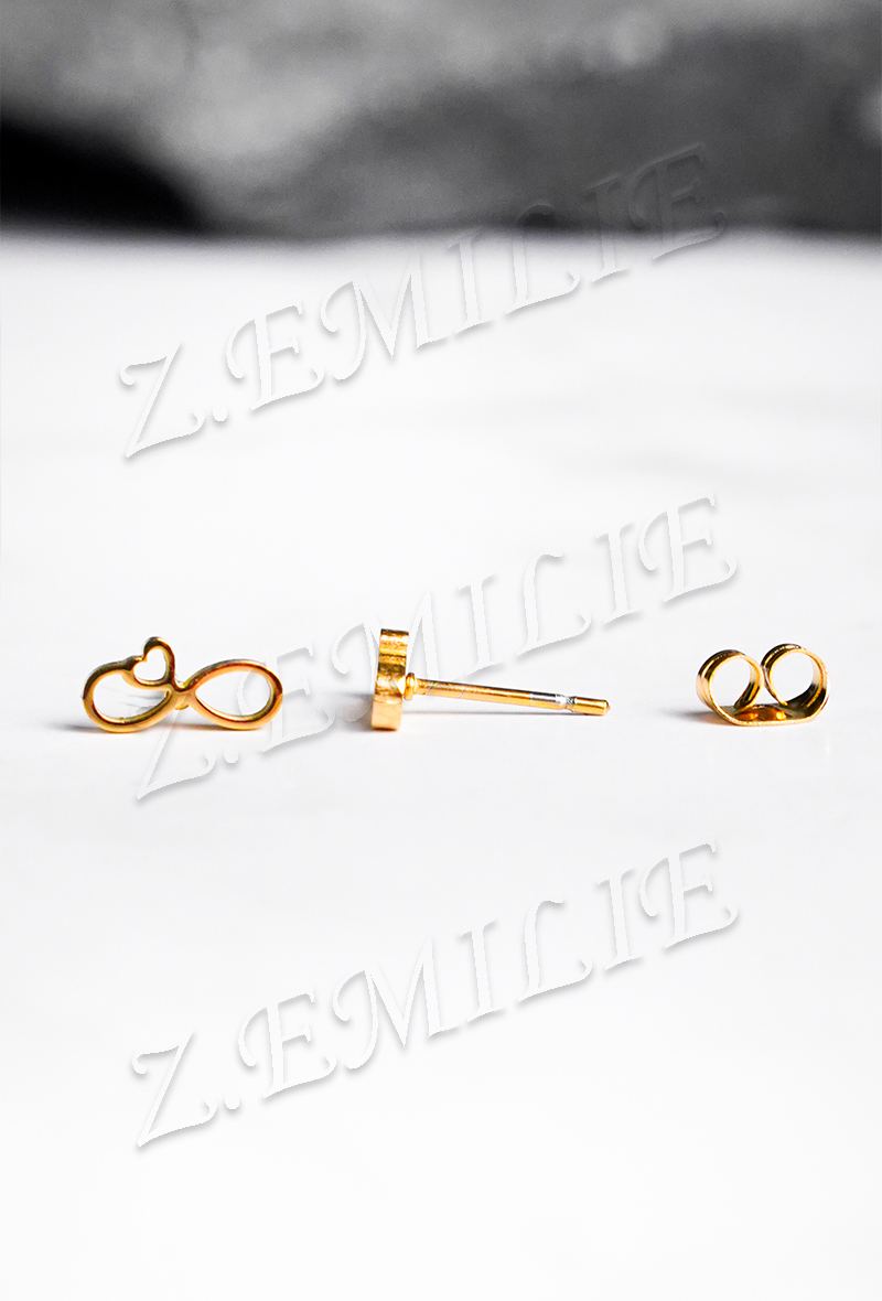 Pendientes Complementos Gold Z. EMILIE BOP199 #c Efashion Paris