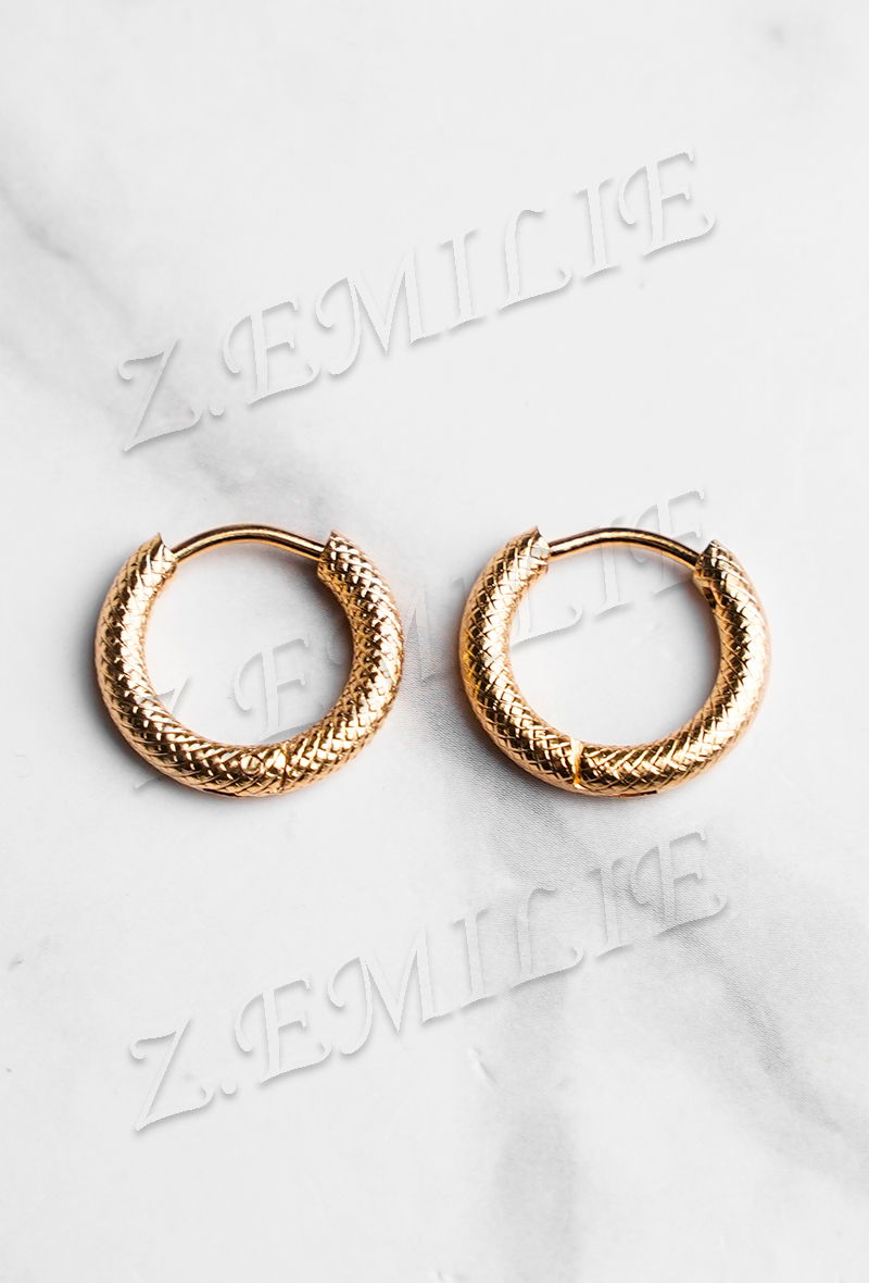 Boucles d'oreilles Accessoires Doré Z. EMILIE BOC087 #c Efashion Paris