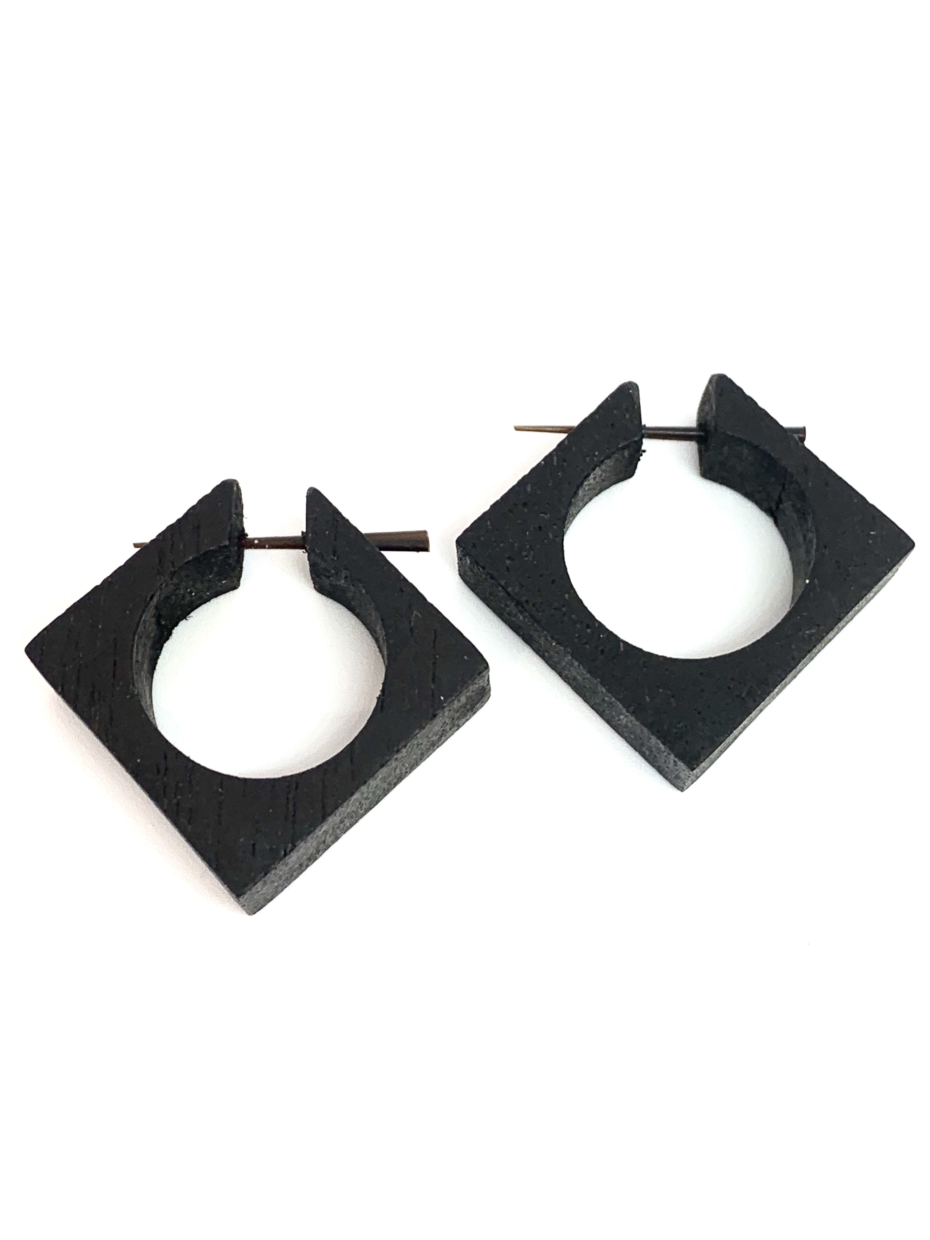 Boucles d'oreilles Accessoires Noir Z. EMILIE BOB019 #c Efashion Paris