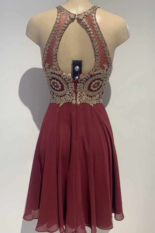 Robes de soirée Femme Beige Alice Desir YN2001 Efashion Paris