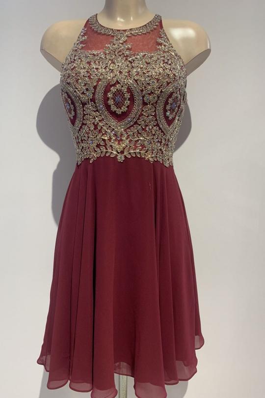 Robes de soirée Femme Beige Alice Desir YN2001 Efashion Paris