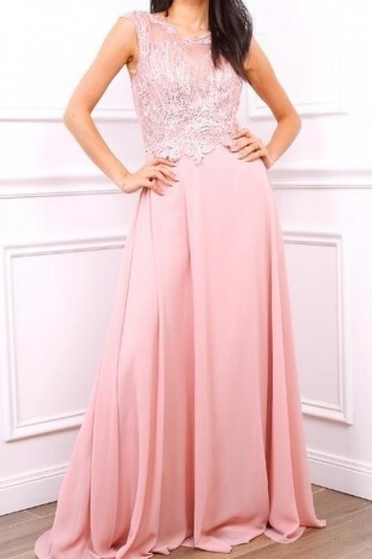 Robes de soirée Femme Rose Alice Desir CJ1903 Efashion Paris