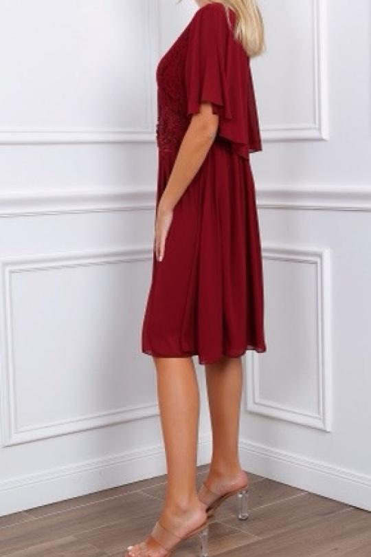 Robes de soirée Femme Rouge Alice Desir 640C Efashion Paris