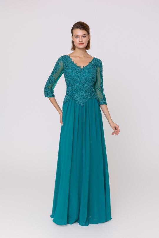 Robes de soirée Femme Vert émeraude Alice Desir R0278 Efashion Paris