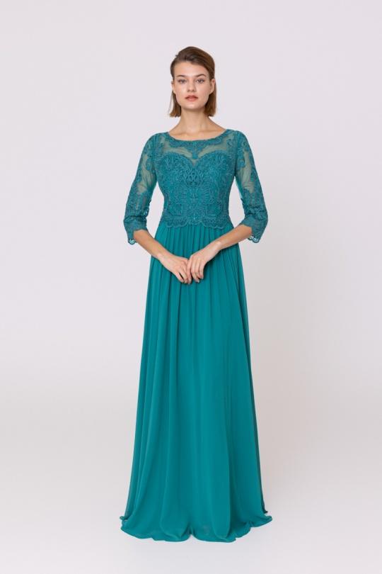 Robes de soirée Femme Vert émeraude Alice Desir R0280 Efashion Paris