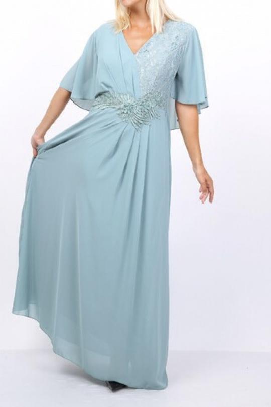 Robes de soirée Femme Bleu ciel Alice Desir 640L Efashion Paris