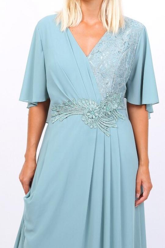 Robes de soirée Femme Bleu ciel Alice Desir 640L Efashion Paris