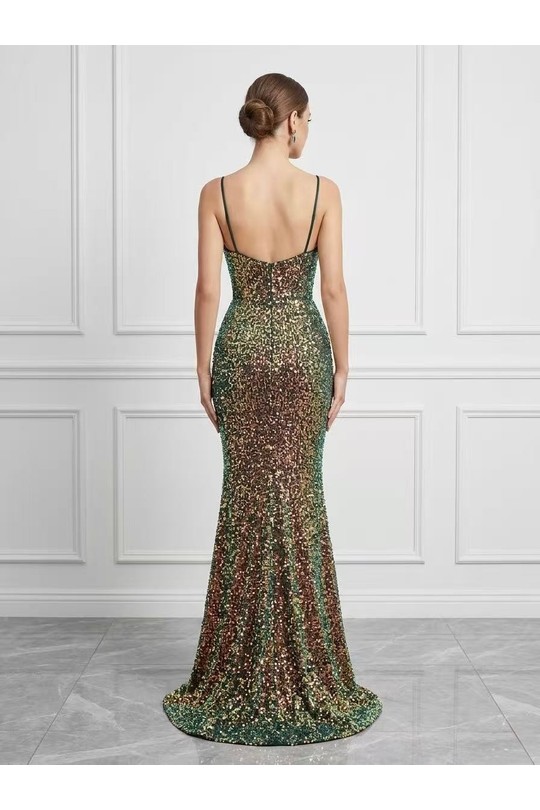 Evening dresses Women Green Alice Desir R0285G Efashion Paris