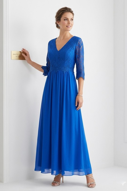 Robes de soirée Femme Bleu ciel Alice Desir 635 Efashion Paris