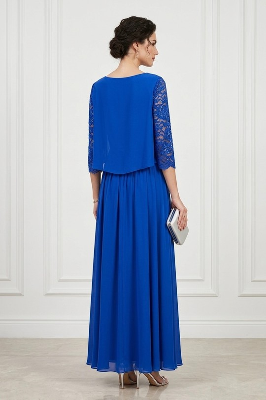 Robes de soirée Femme Bleu ciel Alice Desir 635 Efashion Paris
