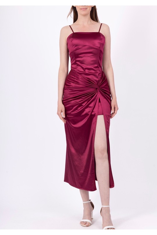 Robes mi-longues Femme Vert canard Alice Desir 6692 Efashion Paris