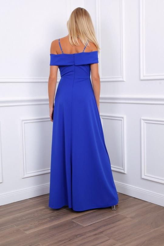 Robes de soirée Femme Bleu royal Alice Desir 8892 Efashion Paris