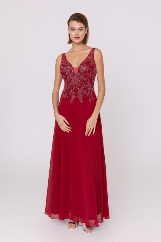 Vestidos de fiesta Mujer Burgundy Alice Desir R0283 Efashion Paris
