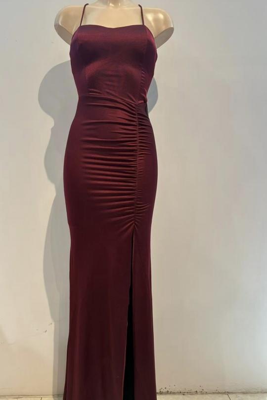 Robes de soirée Femme Bordeaux Alice Desir 41174-2 Efashion Paris
