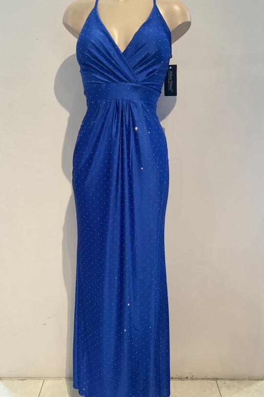 Robes de soirée Femme Bleu royal Alice Desir 6761 Efashion Paris
