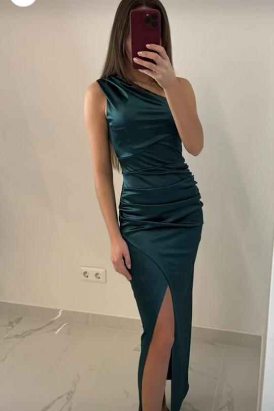 Robes de soirée Femme Vert canard Alice Desir 6675 Efashion Paris
