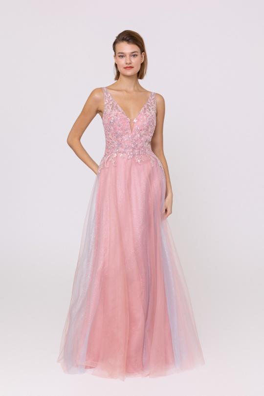 Robes de soirée Femme Beige Alice Desir R0712 Efashion Paris