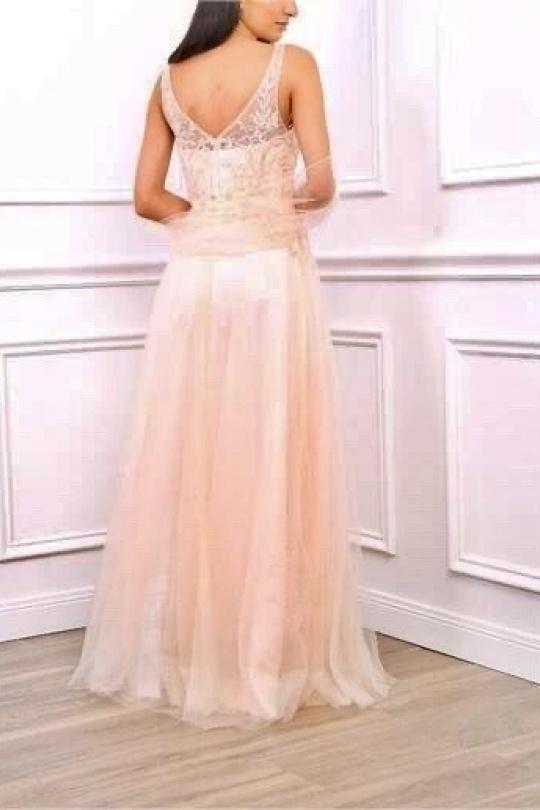 Robes de soirée Femme Beige Alice Desir R0712 Efashion Paris