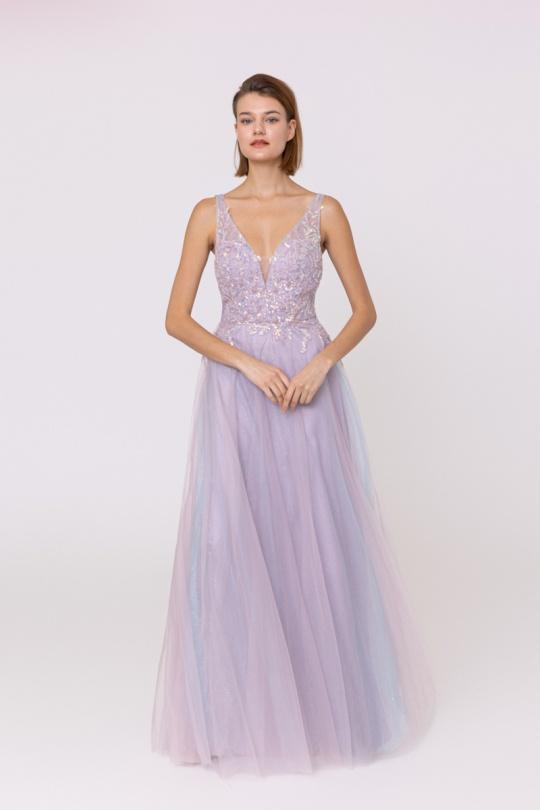 Robes de soirée Femme Beige Alice Desir R0712 Efashion Paris