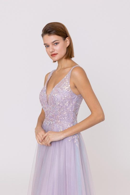 Robes de soirée Femme Beige Alice Desir R0712 Efashion Paris