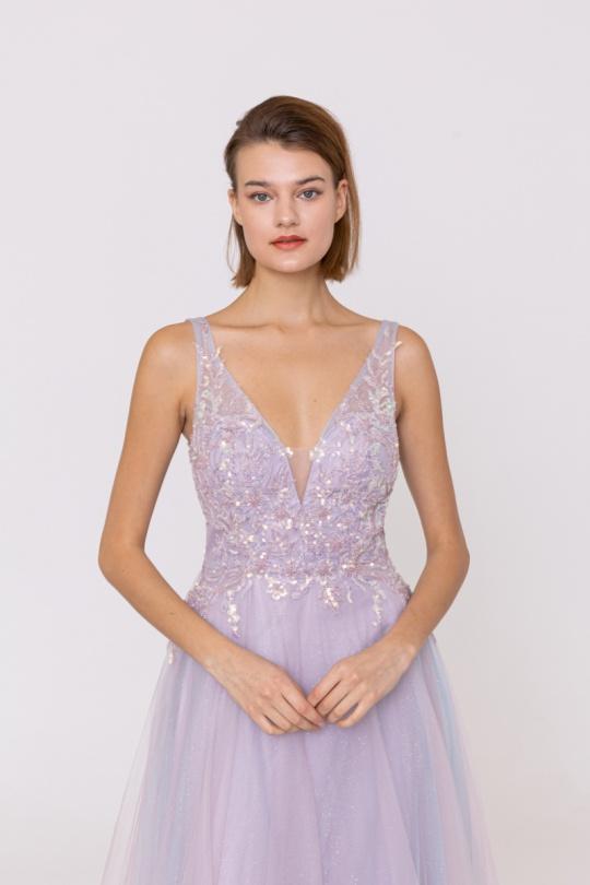 Robes de soirée Femme Beige Alice Desir R0712 Efashion Paris