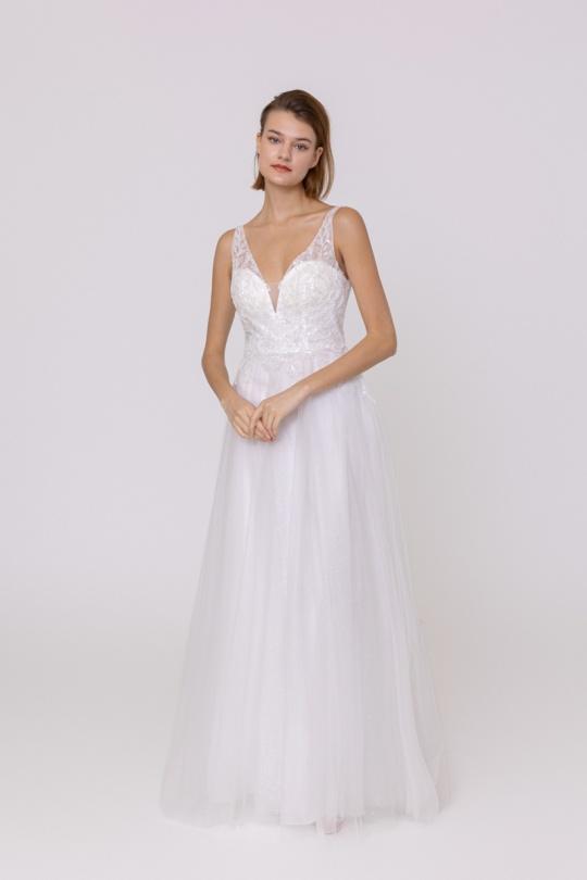 Robes de soirée Femme Beige Alice Desir R0712 Efashion Paris