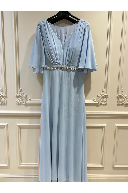 Robes de soirée Femme Rose poudre Alice Desir 564 Efashion Paris