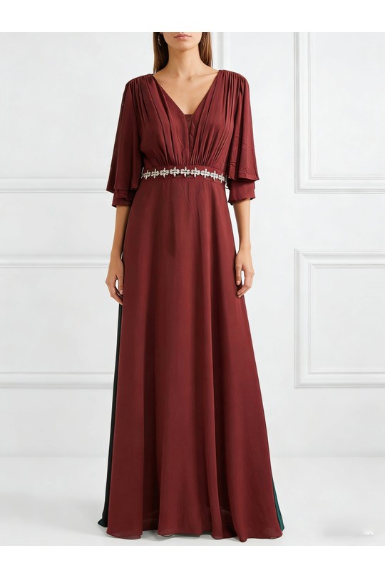 Robes de soirée Femme Rose poudre Alice Desir 564 Efashion Paris
