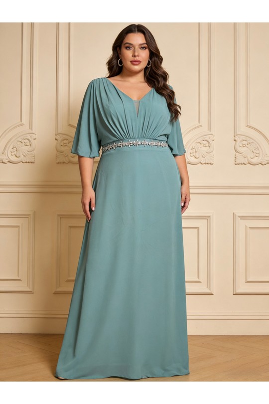 Robes de soirée Femme Rose poudre Alice Desir 564 Efashion Paris
