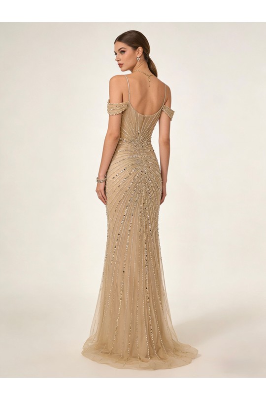 Evening dresses Women Gold Alice Desir R0725-DORÉE Efashion Paris