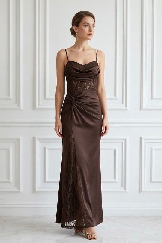 Robes de soirée Femme Vert d eau Alice Desir 9675 Efashion Paris
