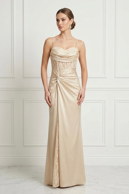 Robes de soirée Femme Vert d eau Alice Desir 9675 Efashion Paris