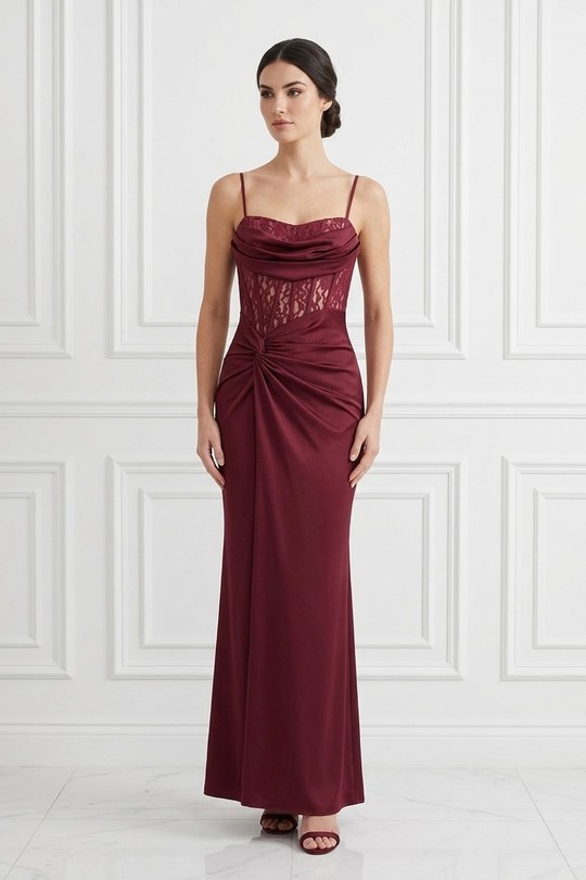 Robes de soirée Femme Vert d eau Alice Desir 9675 Efashion Paris