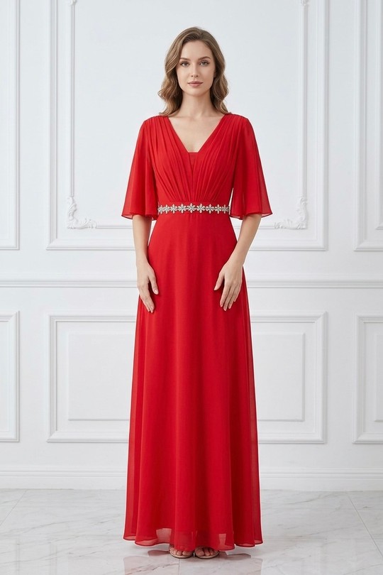 Robes de soirée Femme Rose poudre Alice Desir 564 Efashion Paris