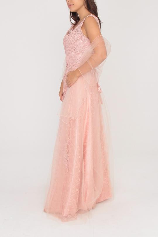 Robes de soirée Femme Beige Champagne Alice Desir R011 Efashion Paris