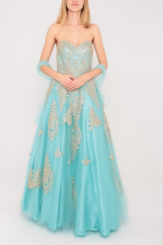 Evening dresses Women Blue TQ Alice Desir R0241 Efashion Paris