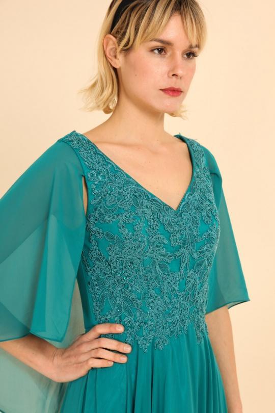 Robes de soirée Femme Bleu marine Alice Desir R0275 Efashion Paris