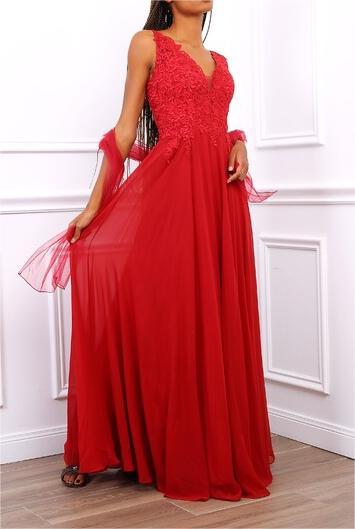 Robes de soirée Femme Rouge foncé Alice Desir R0268 #c Efashion Paris
