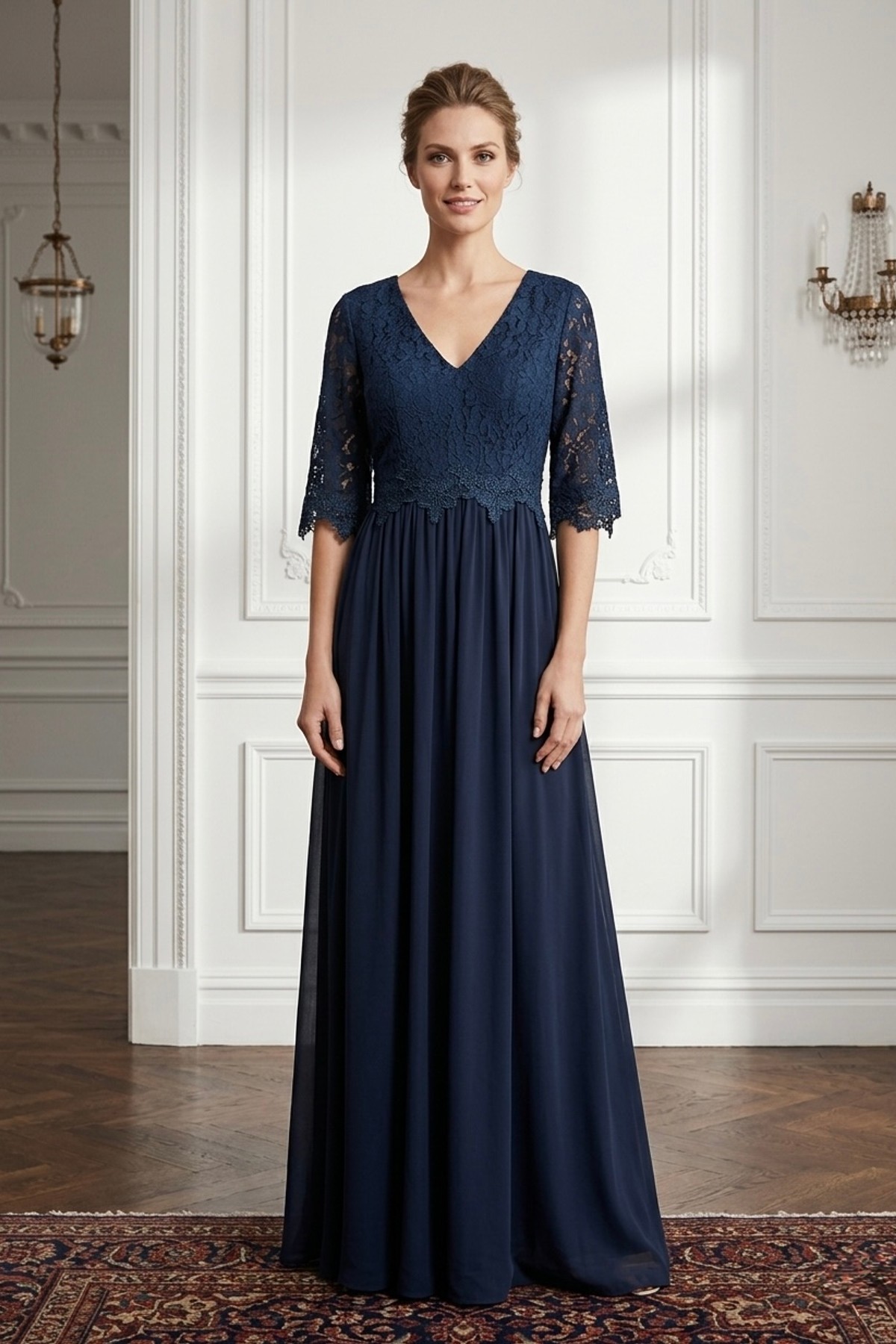 Robes de soirée Femme Bleu ciel Alice Desir 635 #c Efashion Paris