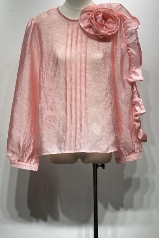 Blusas Mujer Pink Osley - Mochy H8112 Efashion Paris