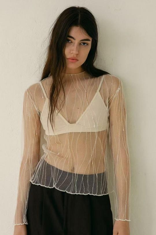 Tops Femme Noir Osley - Mochy H4600 Efashion Paris