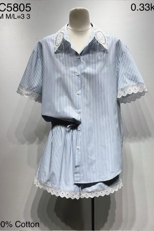 Ensembles Femme Bleu ciel Osley - Mochy EC5805 Efashion Paris