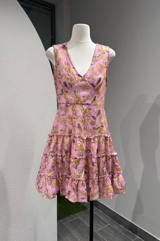 Robes courtes Femme Rose Osley - Mochy R4826-1 Efashion Paris